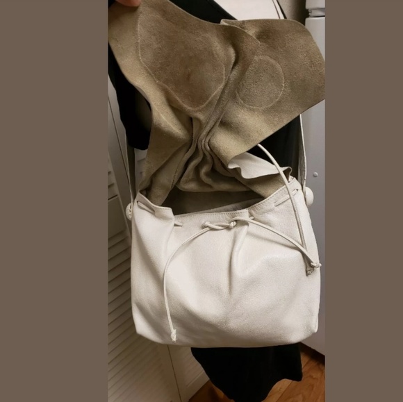 SOLD! {Carlos Falchi} Leather Crossbody Bag - Picture 6 of 8